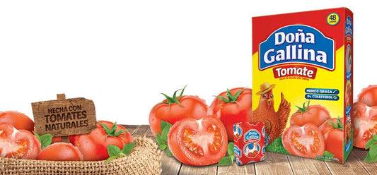 Chicken Bouillon Tomato Doña Gallina 48 Cubos Caja 18.62 Oz De República Dominicana