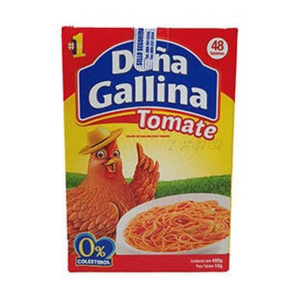 Chicken Bouillon Tomato Doña Gallina 48 Cubos Caja 18.62 Oz De República Dominicana