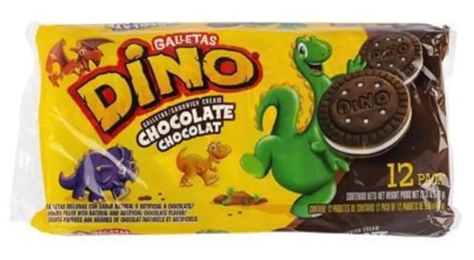 Galletas Dino Cookie 12 Chocolate