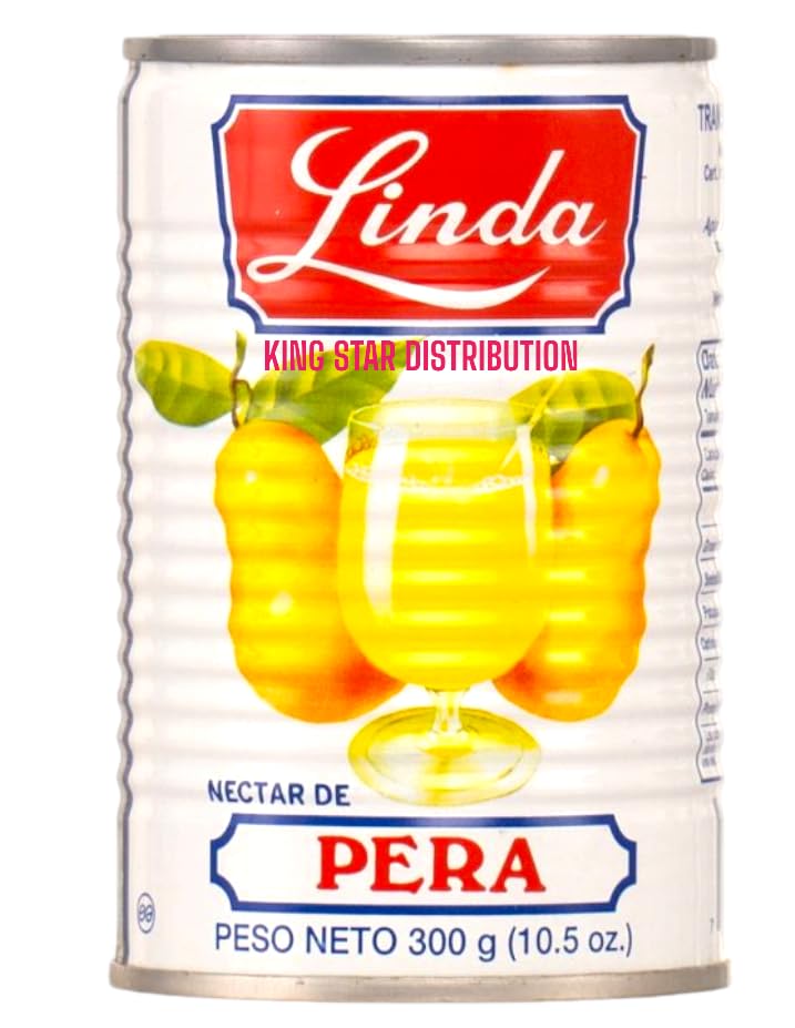 JUGO DE PERA LINDA DOMINICANO 6 LATAS DE 10.5 OZ