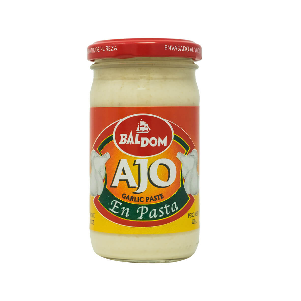 Baldom - Garlic Paste - Ajo en Pasta 8 oz (Pack Of 2)