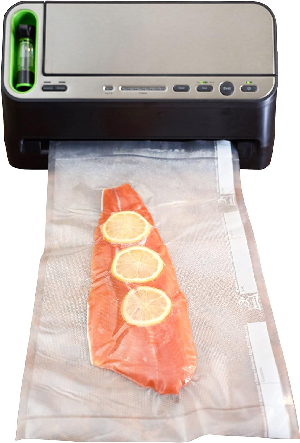 100 Vacuum Sealer Bags: Gallon Size (11" X 16") by  Works with Foodsaver & Other Machines - 33% Thicker BPA Free, Commercial Grade, 11 X 16 Inches