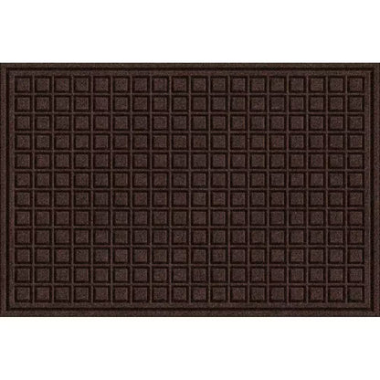 Brown 24 In. X 36 In. Synthetic Surface and Recycled Rubber Commercial Door Mat