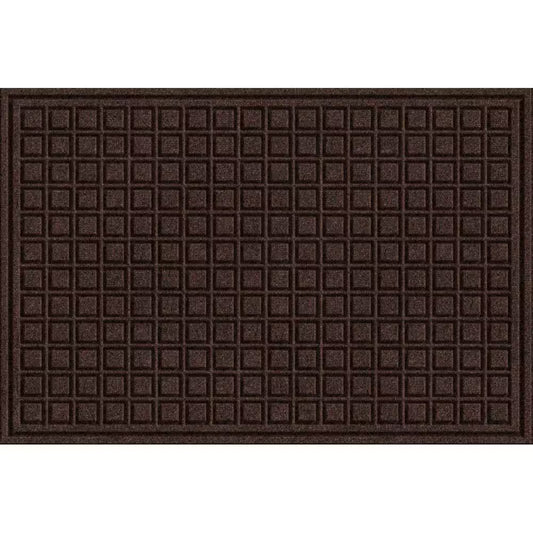 Brown 24 In. X 36 In. Synthetic Surface and Recycled Rubber Commercial Door Mat