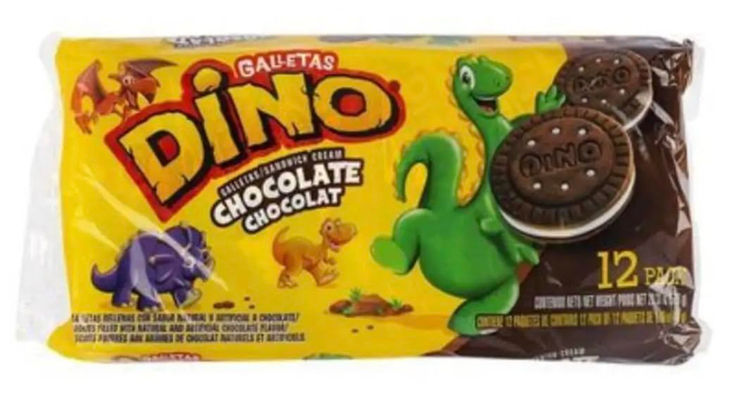 Galletas Dino Sandwich Cream Chocolate/Vainilla