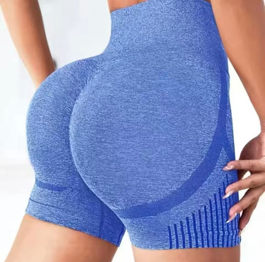 Women Yoga Shorts High Waist Workout  Fitness