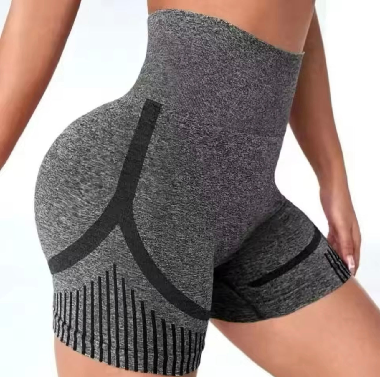 Women Yoga Shorts High Waist Workout  Fitness