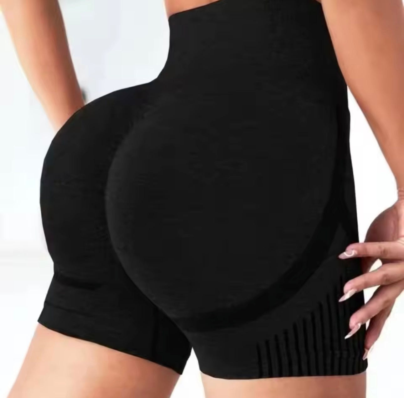 Women Yoga Shorts High Waist Workout  Fitness