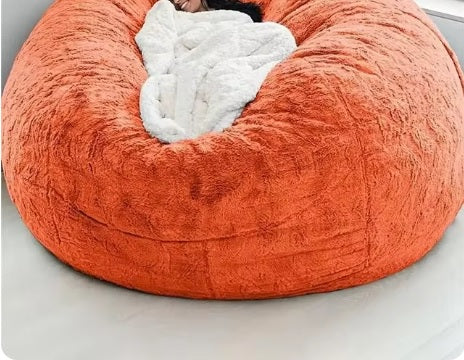 Giant Fur Bean Bag Chai Living Room Furniture Big Round Soft