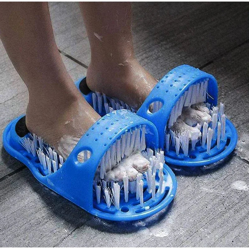 Bathroom Foot Washing Tool Lazy People Wash Their Feet Rubbing Feet Slippers