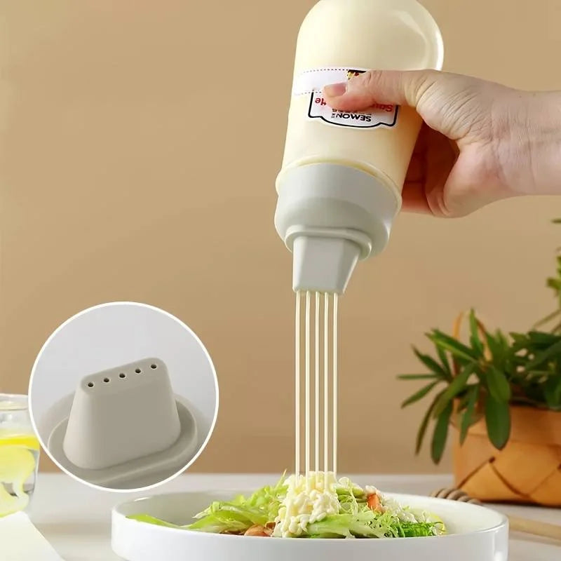 Squeeze Sauce Bottle Leak Proof Refillable Condiment Container