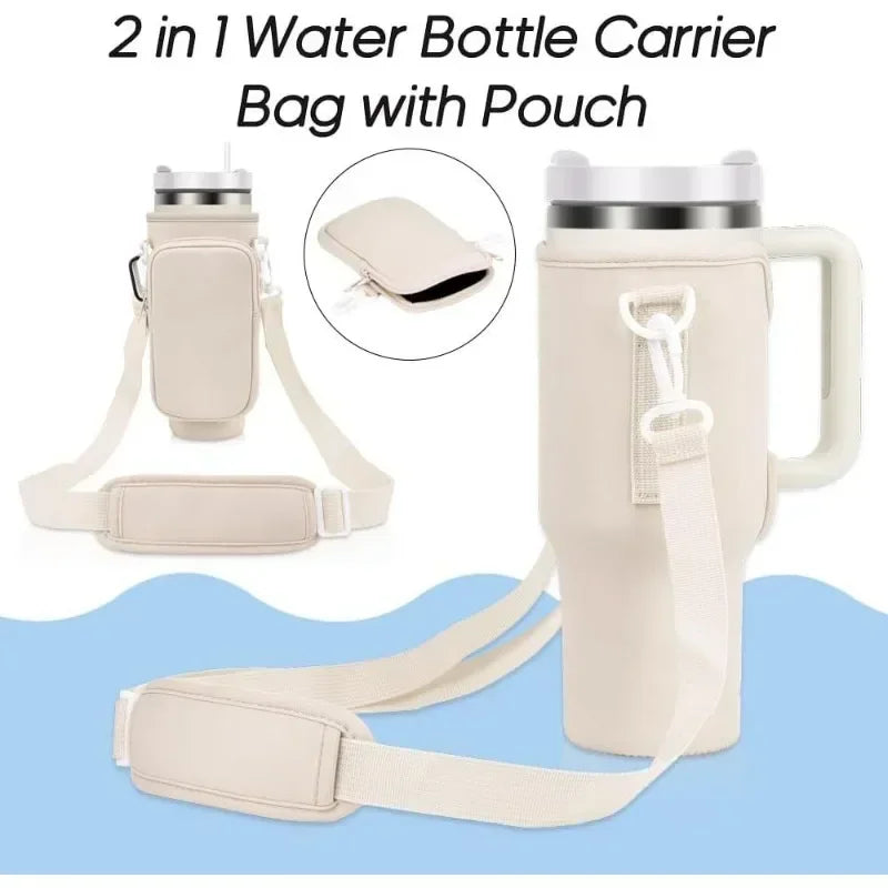 Water Bottle Bag with Handle  40oz