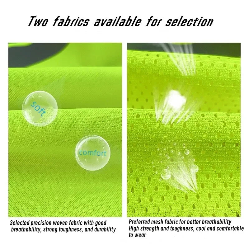 High Visibility Reflective Vest Working Clothes