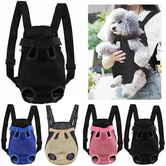 Adjustable Portable Mesh Pet Dog Carrier Backpack Bag