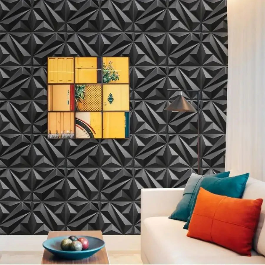 12/20/30pcs 3D textured wall panels for indoor wall decoration,suitable for living room hall bedroom hotel office,30cmx30cm