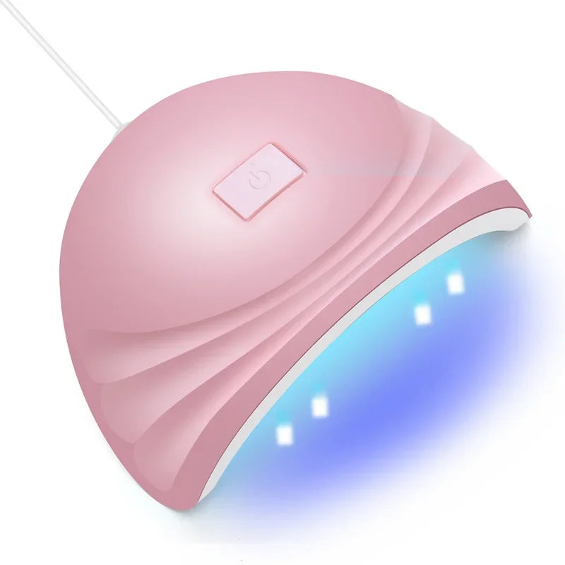 54W 18 LED Drying Lamp Manicure UV Nail Dryer Curing Gel Nail Polish With USB Smart Timer Sun Light Nail Art Tools